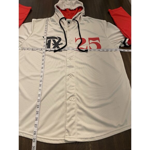 Texas Rangers 2025 City Connect Hoodie Jacket Size X-Large - Picture 3 of 9